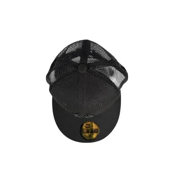New York Yankees Black MLB New Era 59Fifty Fitted Baseball Cap Size 7 - Picture 4 of 6
